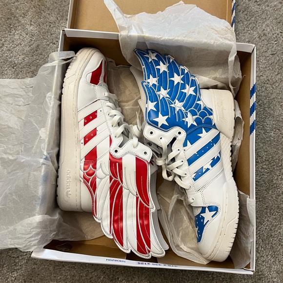 Jeremy Scott x Wings 2.0 'Stars and Stripes' 11.5 - Picture 10 of 12